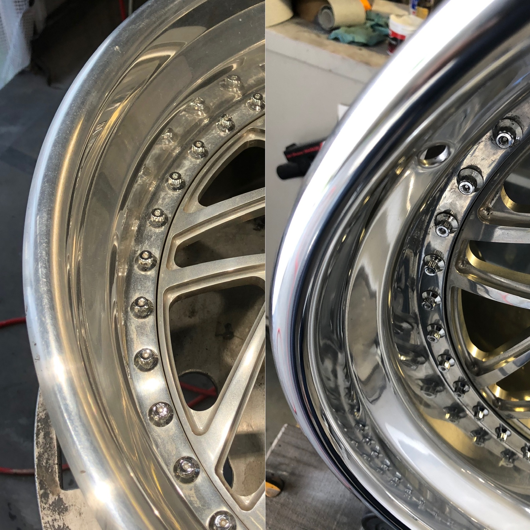 WCI wheel リム鏡面仕上げ | アルミホイール修理塗装・自動車内装修理修復